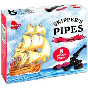 Cloetta Skippers Pipe Lakritz Pfeifen, 8 Stück Packung, 136 g
